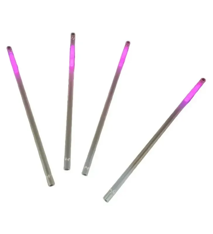 Pajitas Luminosas ZAZ II 8798Y - Pack 6 Piezas para Fiestas