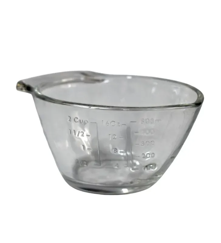 Tazón de Medir Pyr-O-Rey 500 ml T051 - Vidrio Resistente