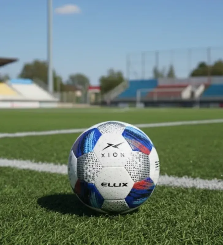 Balón de Fútbol Xion Ellix Híbrido No. 5 - Azul Profesional