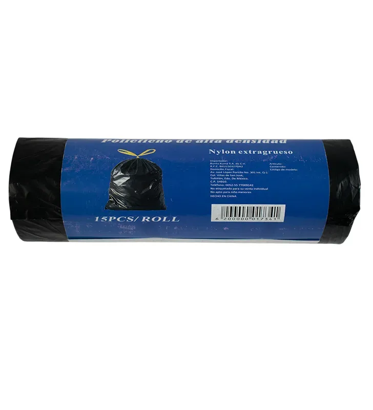 Bolsa negra para basura 75×90 cm – alta resistencia