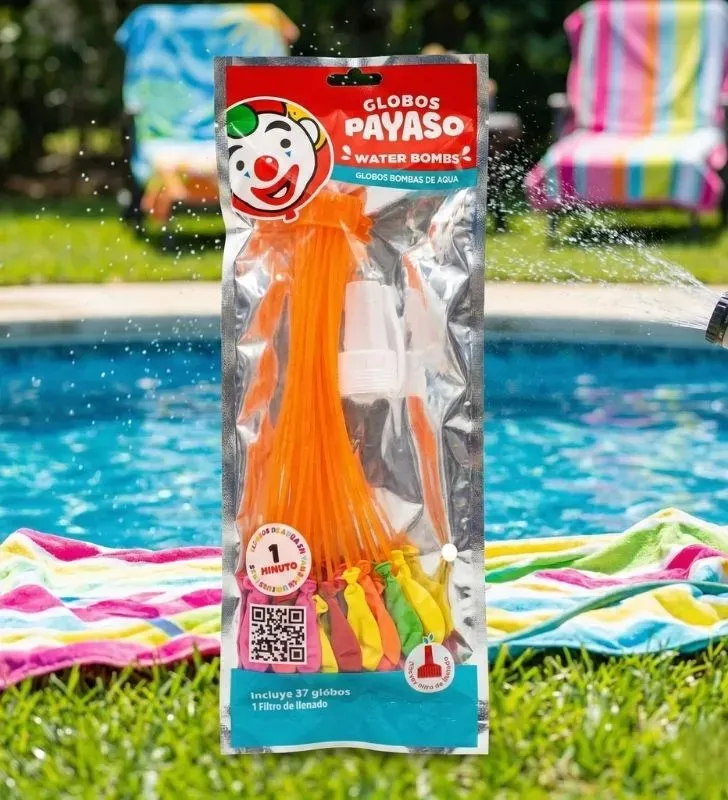 Water Bombs Express Payaso - 37 Globos de Agua de Llenado Rápido
