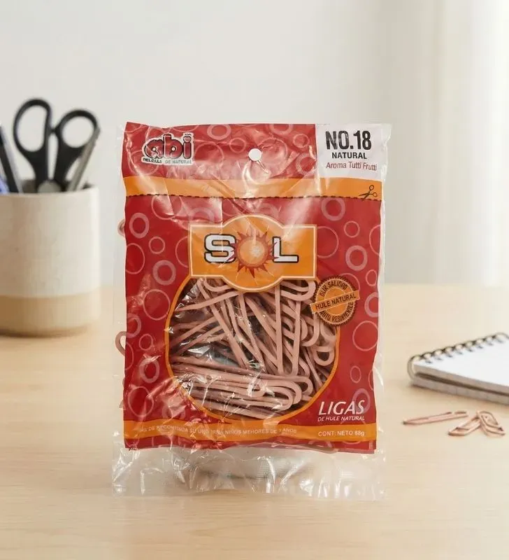 Liga Payaso No. 18 ABI - Bolsa de 80 g de Hule Natural