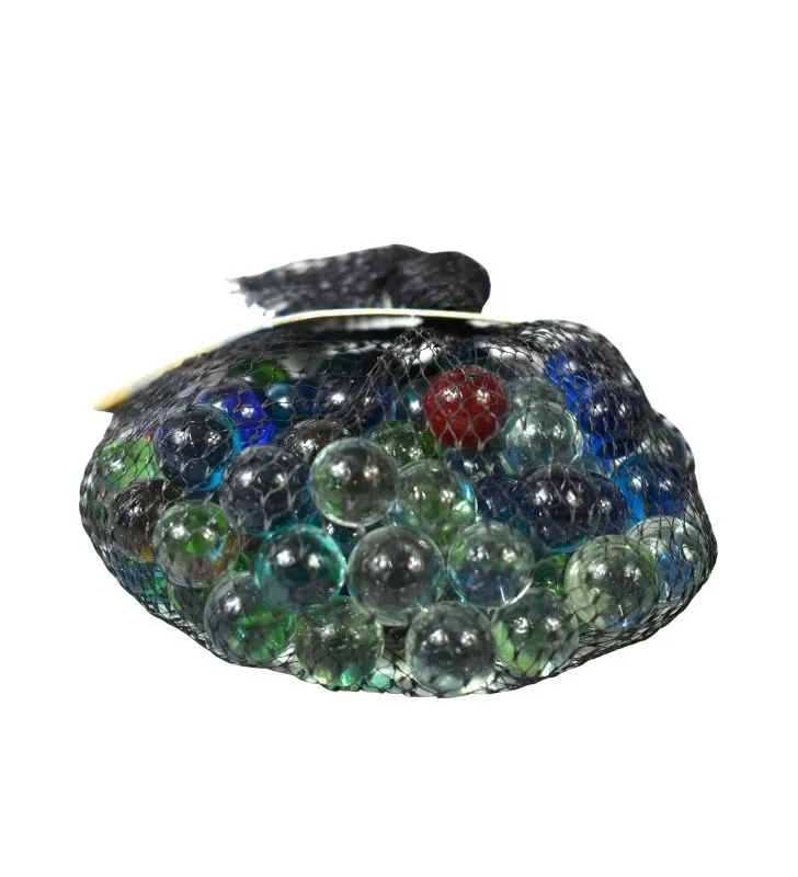 Canica No. 00 Aguita Vacor - Red con 100 Piezas Transparentes