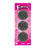 Fibra 3 Pz. Acero Inoxidable Yuliana MX-6333 - Limpieza sin Rayaduras