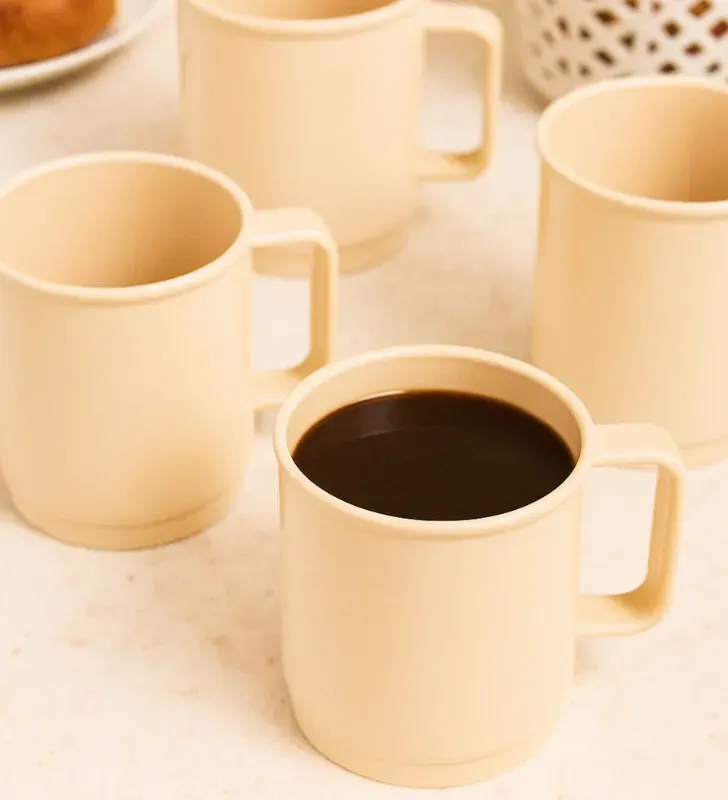 Taza Beige Melaplast Yuliana 400ml - MX-117B