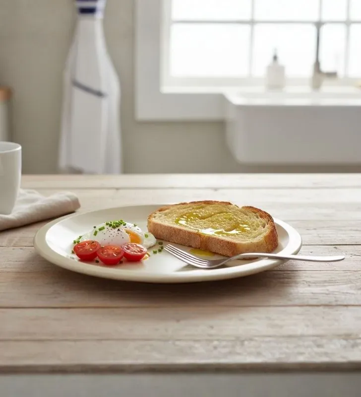 Plato Extendido Beige Yuliana MX-091B - Plástico de Alta Resistencia