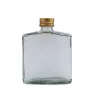 Frasco licorera 180 ml con tapa cobre – vidrio transparente