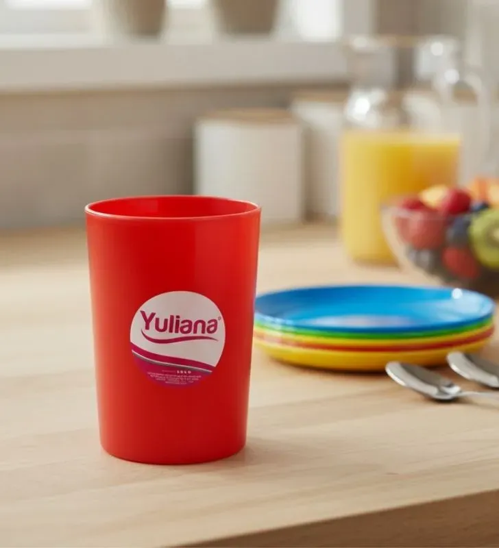Vaso Colors Yuliana 225 ml - Modelo MX-104C - Plástico Resistente