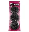 Fibra 3 Pz. Acero Inoxidable Yuliana MX-6333 - Limpieza sin Rayaduras
