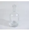 Botella de vidrio 350 ml con tapa negra – cristal reutilizable