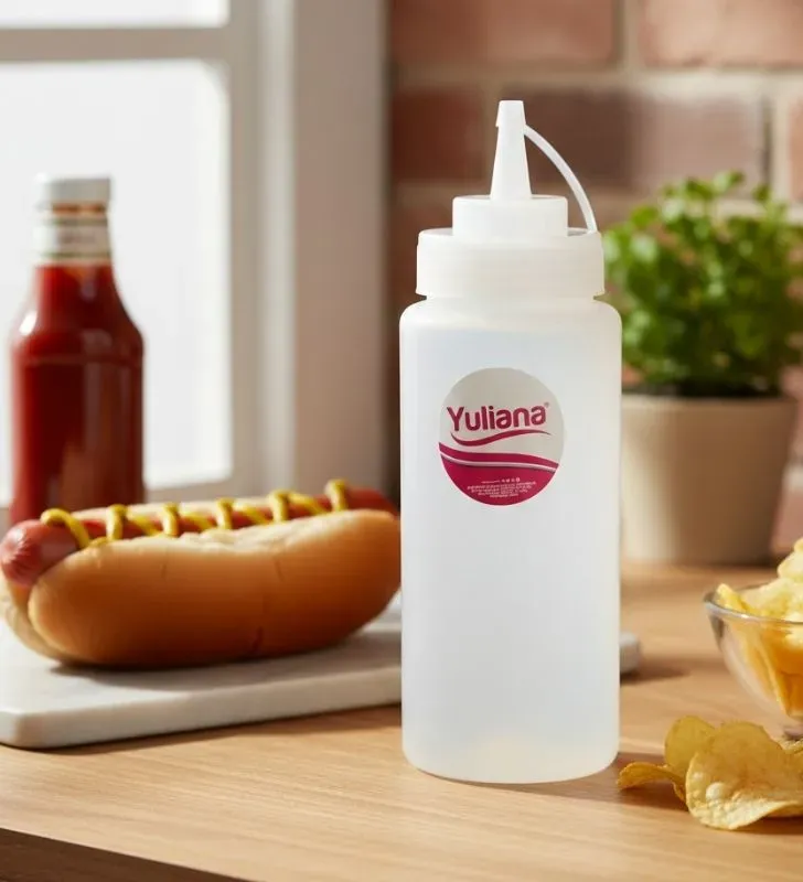 Mostacero Americano Blanco Yuliana MX-304B - Dispensador de Aderezos