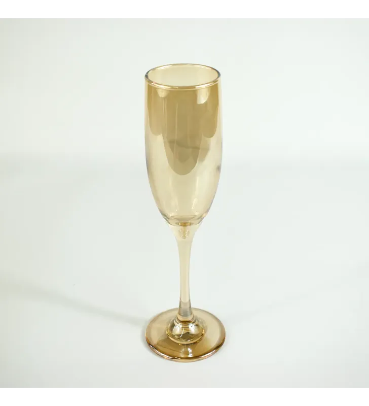 Copa dorada de cristal 190 ml – elegante y decorativa