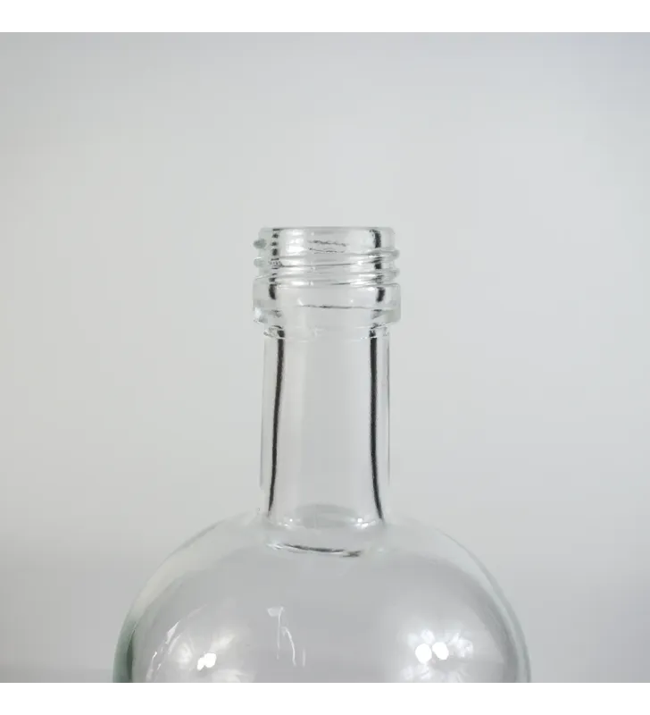Botella de vidrio con tapa negra – reutilizable y resistente