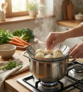 Hervidor de Verduras Yuliana 17 cm - Acero Inoxidable - R7-61550