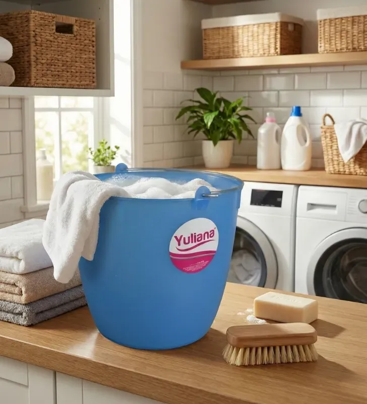 Cubeta Flexible Yuliana MX-043 – 6.5 Litros con Asa de Metal