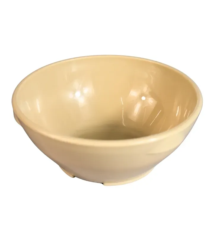 Tazón Consomé Beige Yuliana MX-094B – Plástico Grueso Resistente
