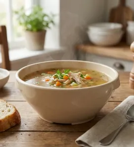 Tazón Consomé Beige Yuliana MX-094B – Plástico Grueso Resistente