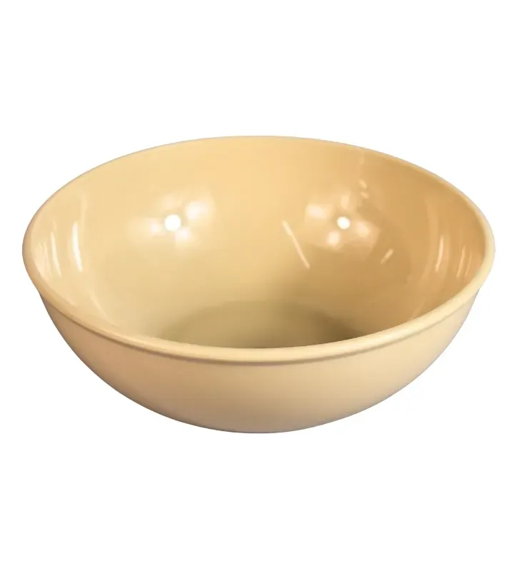 Tazón Pozolero Beige Yuliana MX-095B – Plástico de Alta Resistencia