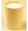 Vaso 180 ml Beige Yuliana MX-103B – Plástico Irrompible Escolar