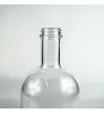 Botella de cristal 600 ml con tapa negra – ideal para jugos