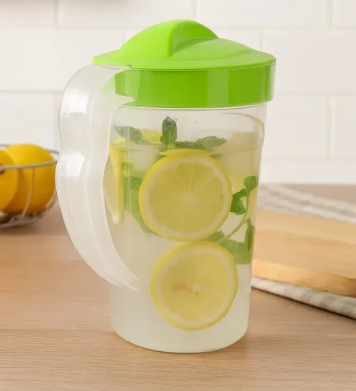 Jarra Thalia 1 Litro Yuliana MX-069 – Plástico Transparente con Tapa