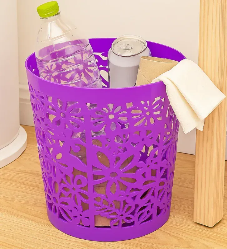 Cesto Papelero Primavera Yuliana MX-184 – Bote de Plástico Decorativo