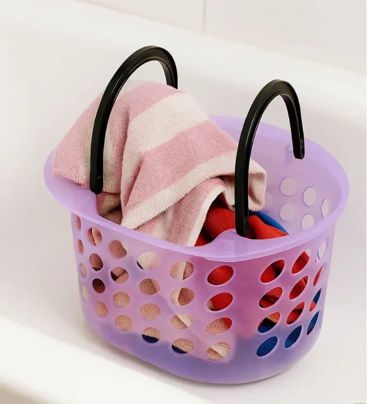 Canasta Blanca Nieves Yuliana MX-196 – Multiusos con Asa Resistente