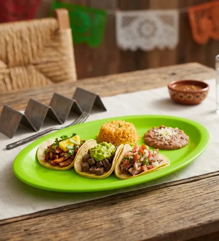 Plato Ovalado Tampiqueño Yuliana MX-120C – 11" – Plástico Resistente