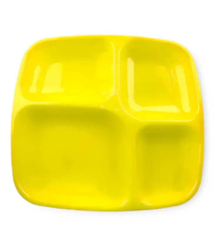 Plato con 4 Divisiones Yuliana MX-089C – Plástico de Colores