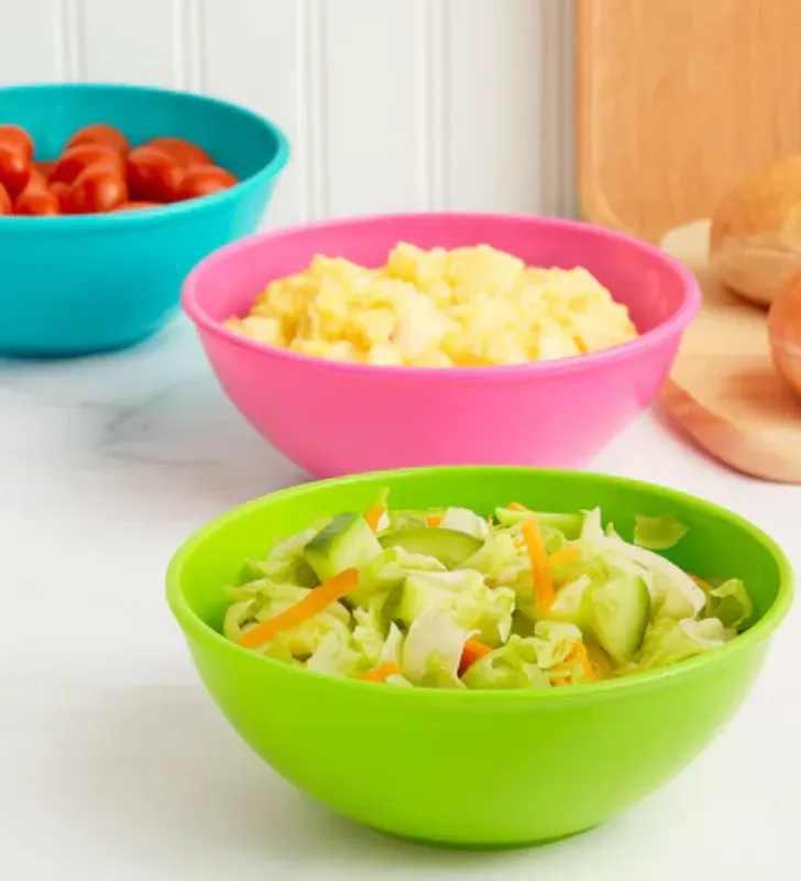 Tazón Pozolero Colors Yuliana MX-095C – 6.5" – Plástico Resistente