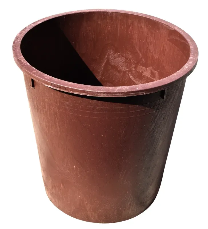 Bote Placero 200 Litros con Tapa – Plástico Industrial Rojo Oscuro