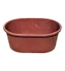 Bañera Placero 210 Litros – Diseño Ovalado Rojo Oscuro
