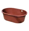 Bañera Placero 160 Litros – Diseño Ovalado Rojo Oscuro