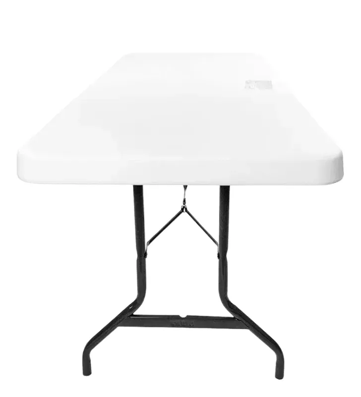 Mesa Verona Duna 2.40m – Beige Marmoleado – Plegable y Resistente