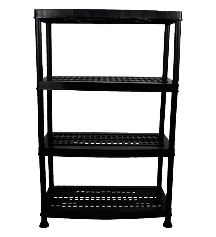Estante Pisa Ventilado Duna 4 Niveles – Negro – Soporta 50kg por entrepaño