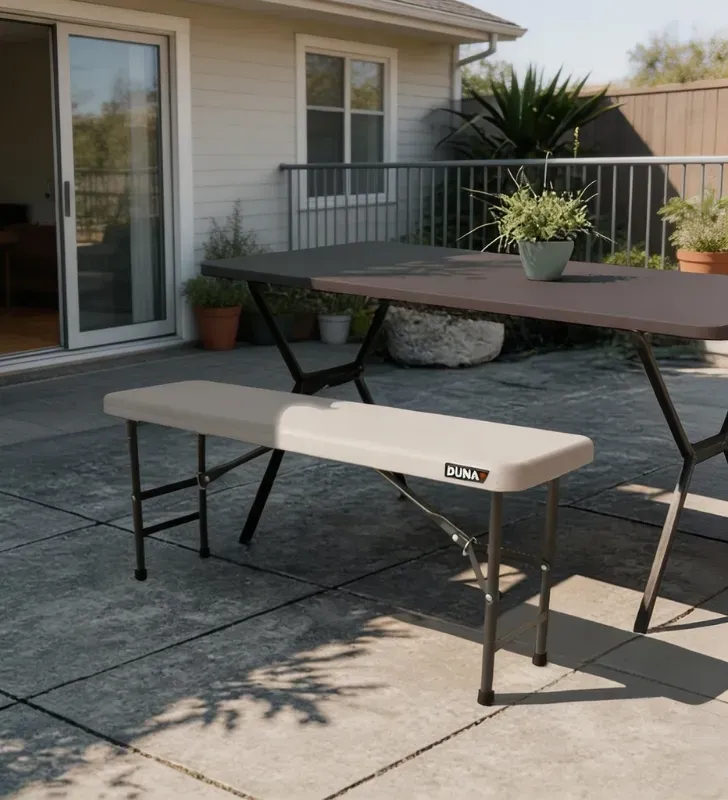 Banca Verona Duna 90 cm – Plegable y Resistente – 160 kg