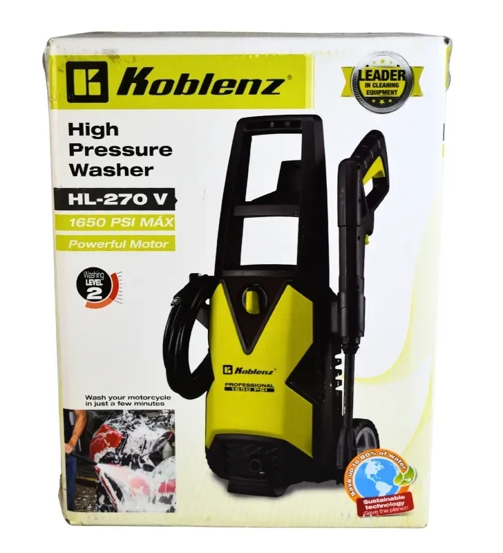 Hidrolavadora Koblenz HL-270 – 1650 PSI – Potencia y Eficiencia