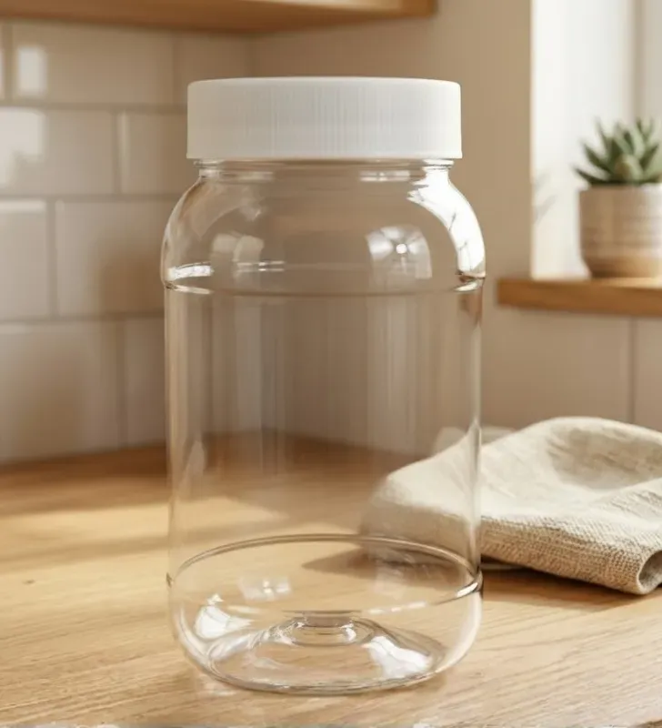 Tarro Cilíndrico Refrepet 500 ml – PET Transparente – Modelo LT1B029