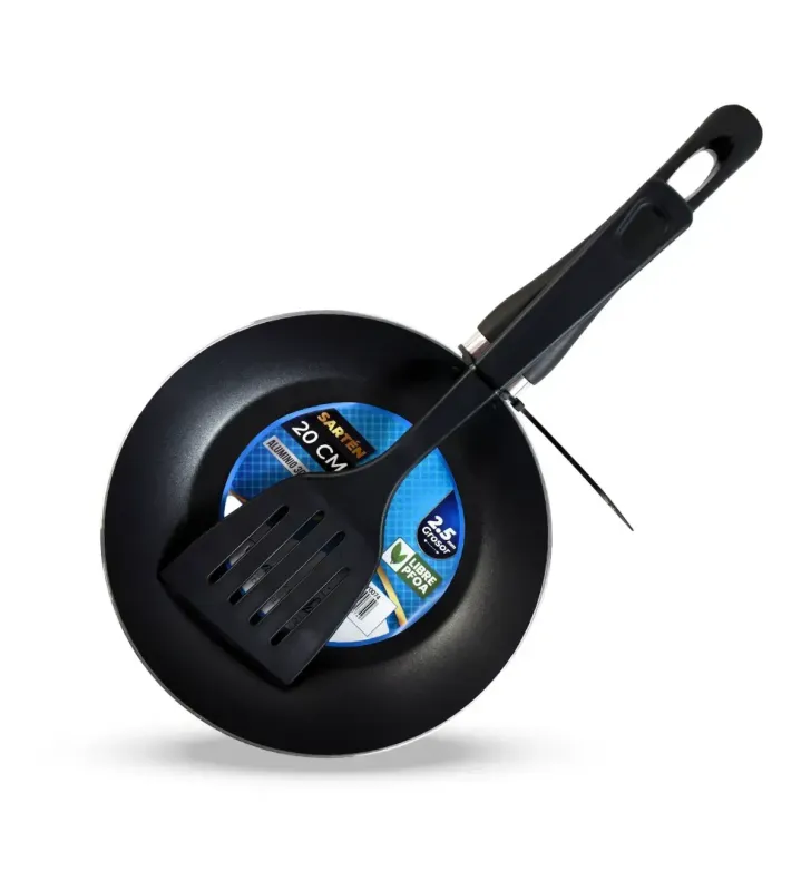 Sartén 20 cm antiadherente con pala – AHU-CY0074