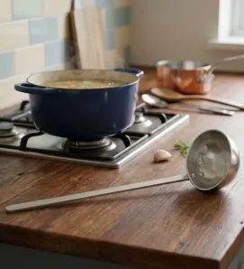 Cucharón No. 10 Aluminio El Palacio – Profesional con Mango Largo