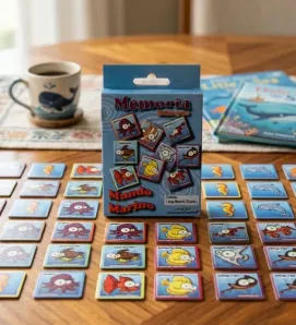 Memorama Mundo Marino Dicresa – Juego Bilingüe 30 Pares