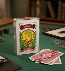 Naipe Español Halcón de Oro Dicresa – Cartulina Nácar Fina