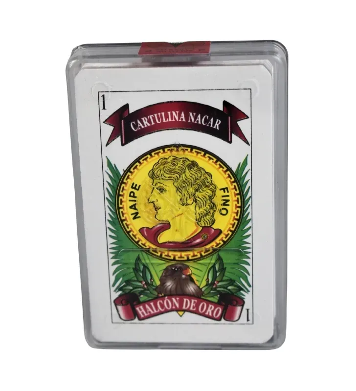 Naipe Español Halcón de Oro Dicresa – Cartulina Nácar Fina