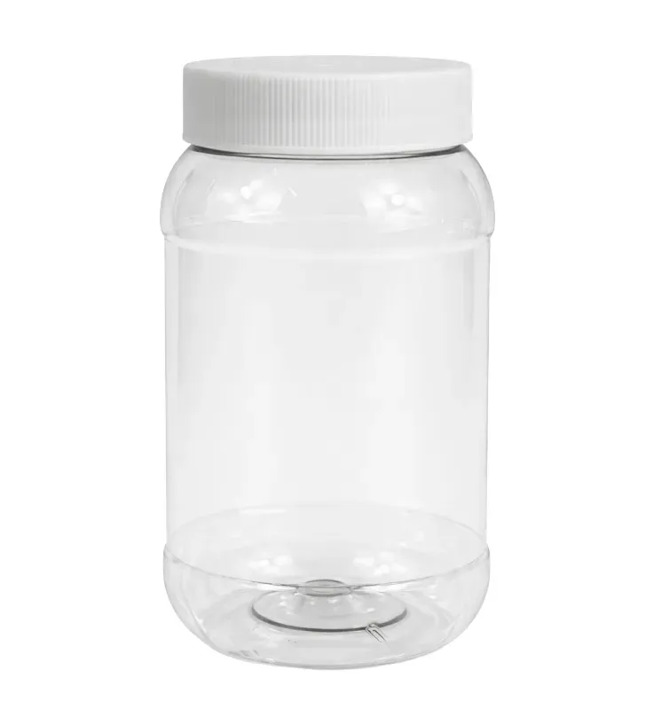 Tarro Cilíndrico Refrepet 1 Litro – PET Transparente – LT1B028