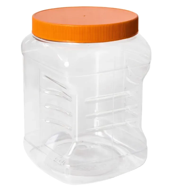 Vitrolero Cuadrado Refrepet 1/2 Galón – PET Transparente – 1.9L
