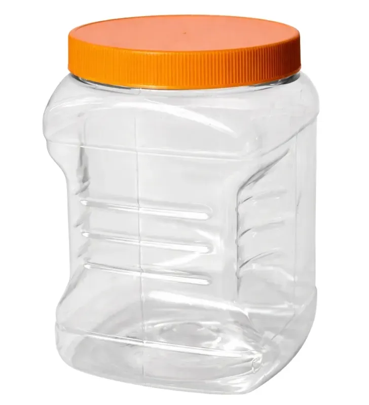 Vitrolero Cuadrado Refrepet 1/2 Galón – PET Transparente – 1.9L
