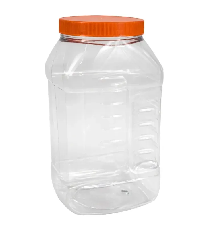 Vitrolero Cuadrado Refrepet 1 Galón – PET Transparente – 3.8L