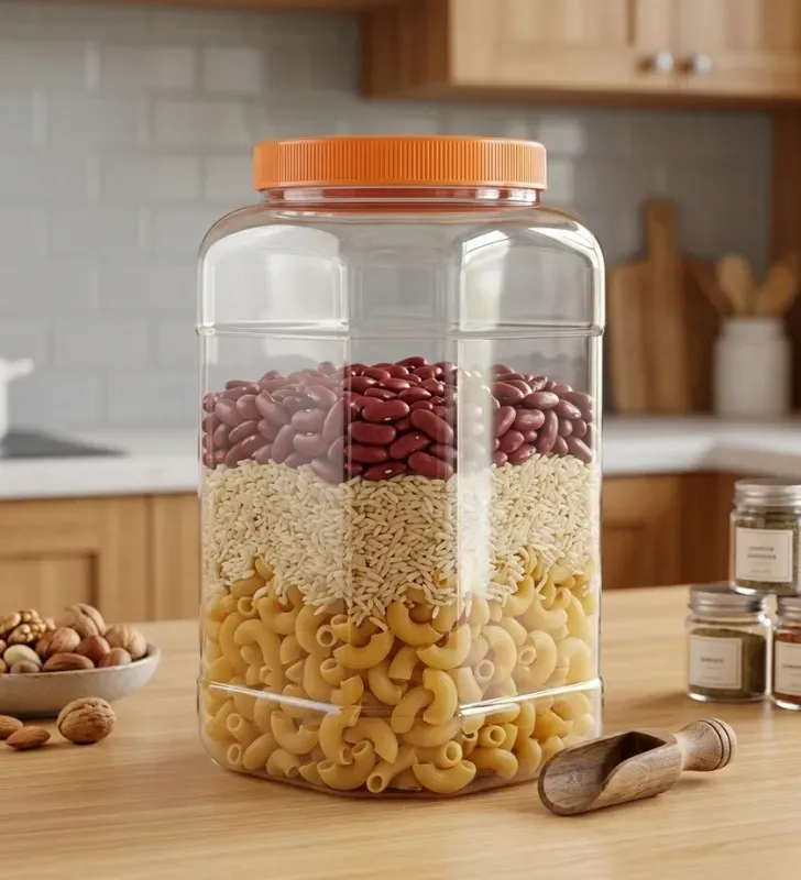 Vitrolero Octagonal Refrepet 1 Galón – PET con Tapa Color