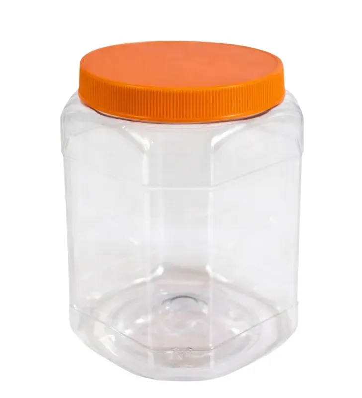 Vitrolero Octagonal Refrepet 1/2 Galón – PET Cristal con Tapa