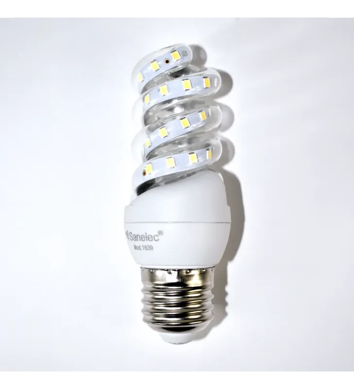 Foco espiral 6W mini luz fría Salenec – Eficiencia compacta